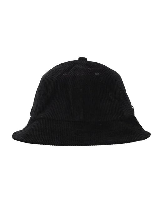 Obey Accessoires ,Zwart ,Katoen Zwarte Cord Bucket Hat Cherish in het Black voor heren