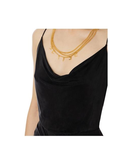 Elisabetta Franchi Black Maxi Dresses