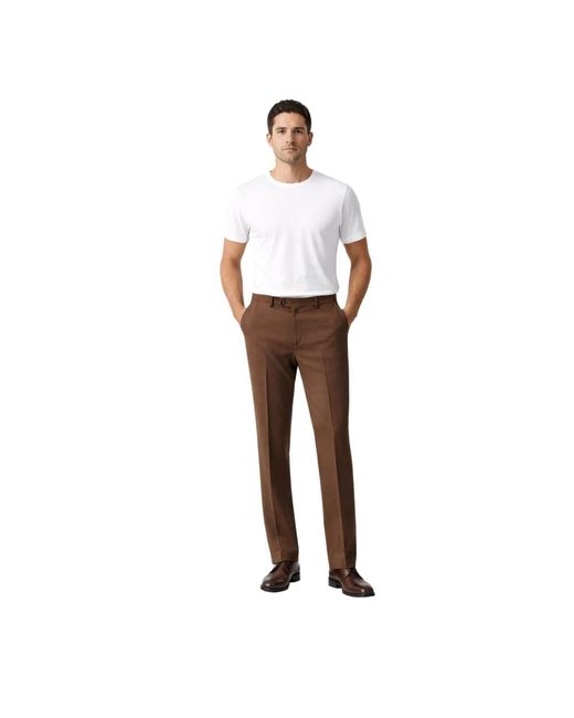 Franzese Collection Brown Chinos for men