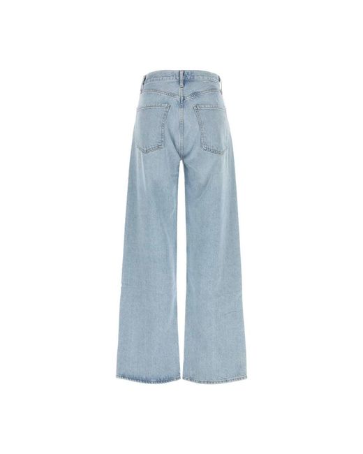 Agolde Blue Wide Jeans