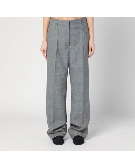 Prada Broeken ,Grijs ,Grijze Regular Broek in het Gray
