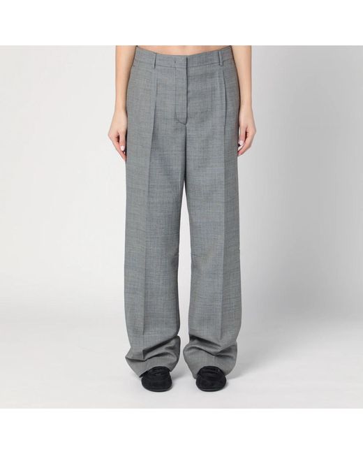 Prada Broeken ,Grijs ,Grijze Regular Broek in het Gray