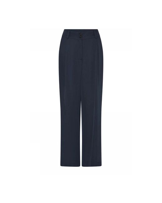 GUSTAV Blue Straight Trousers