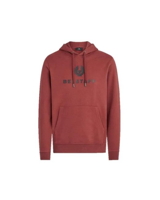 Belstaff Red Signature Hoodie Lava M for men