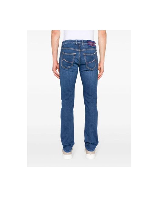 Jacob Cohen Blaue stretch-baumwoll-denim-jeans in Blue für Herren