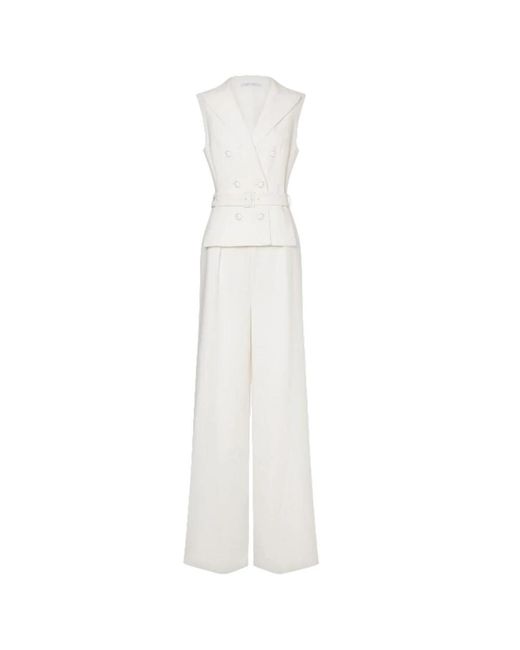 Jumpsuits Alberta Ferretti de color White