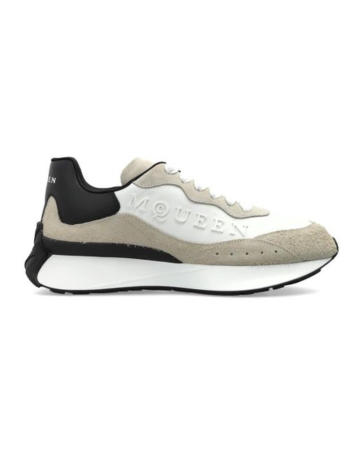 McQueen Sprint Runner Sneakers in het White voor heren