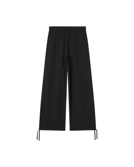 KENZO Black Wide Trousers
