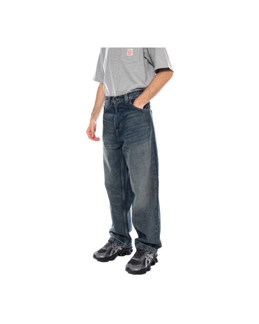 Carhartt Gray Wide Jeans for men