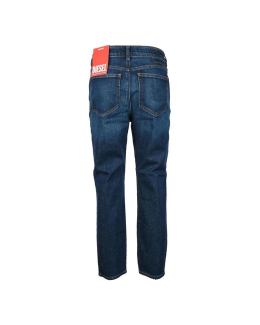 DIESEL Blue Straight Fit Jeans
