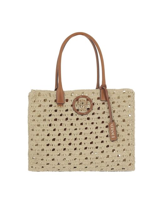 Versace Metallic Shopping Bags