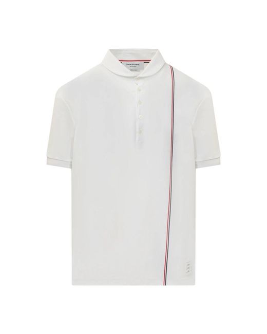 Thom Browne White Polo Shirts for men