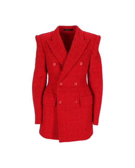 Balenciaga Red Blazers