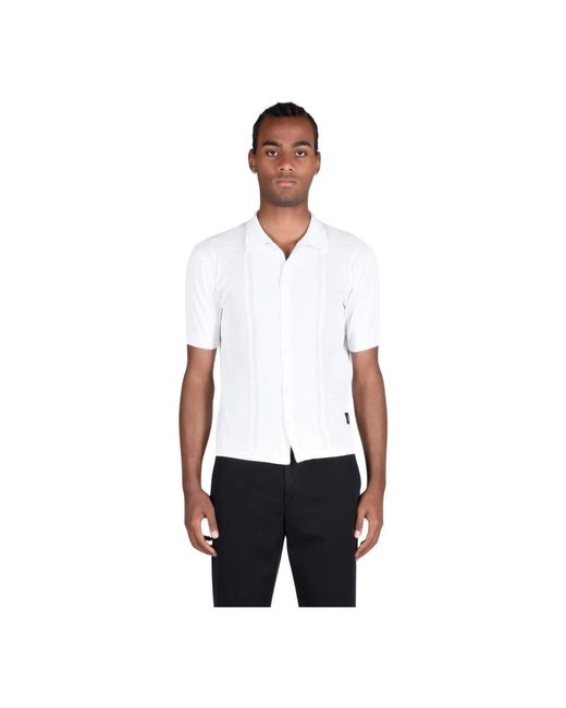 Seafarer White Short Sleeve Shirts for men