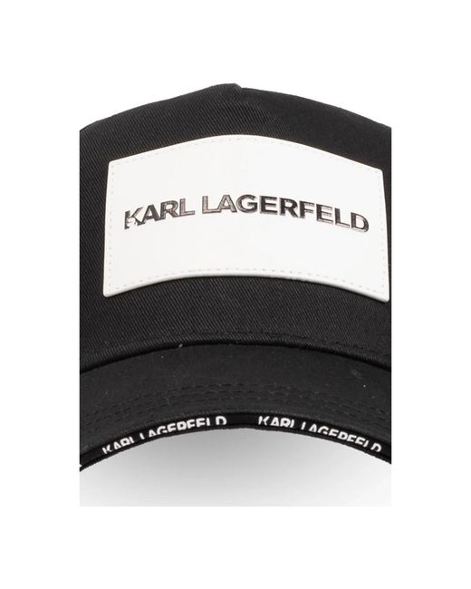 Karl Lagerfeld Black Baseballkappe