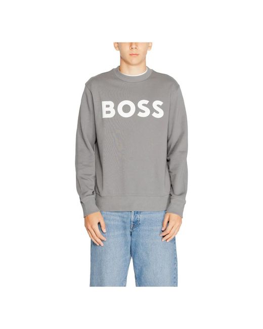 HUGO Gray Sweatshirts for men