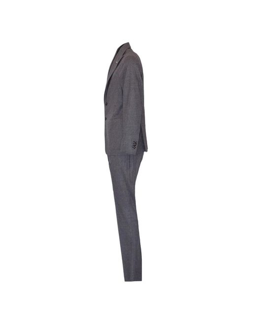 Tagliatore Kostuums ,Grijs ,Wol Single-Breasted Pak in het Gray voor heren
