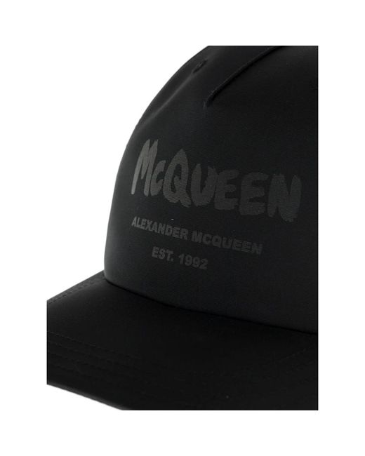 Alexander McQueen Cap in Black für Herren