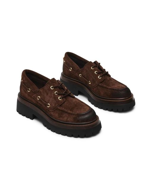 Steve Madden Brown Laced Shoes