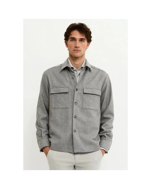 Xacus Gray Light Jackets for men