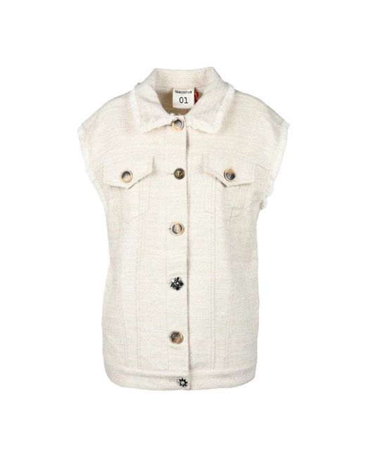 Vests Semicouture en coloris White
