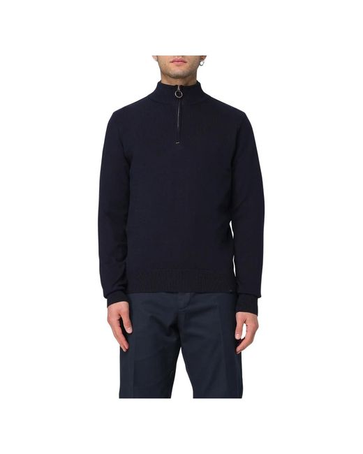 Paul & Shark Baumwoll-Zip-Sweaters in Blue für Herren