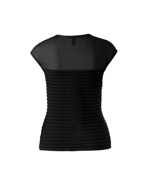 Marc Cain Sleeveless Tops in het Black