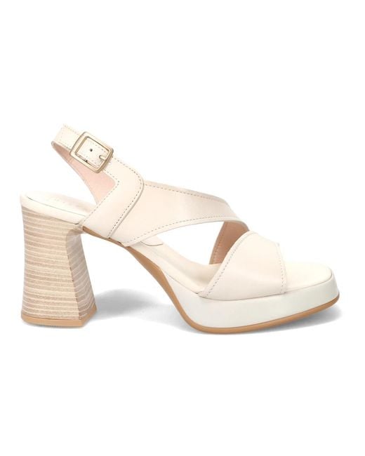 Hispanitas White High Heel Sandals