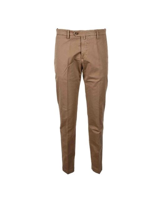 Trousers > chinos BRIGLIA pour homme en coloris Brown