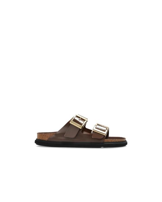 Birkenstock Brown Sliders