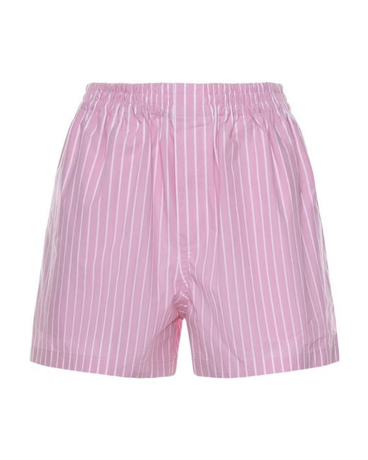 Balenciaga Purple Short Shorts