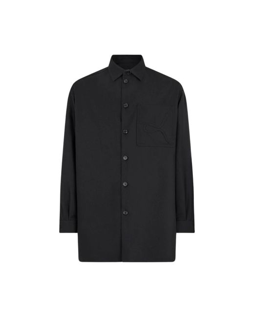 Roberto Cavalli Black Casual Shirts for men