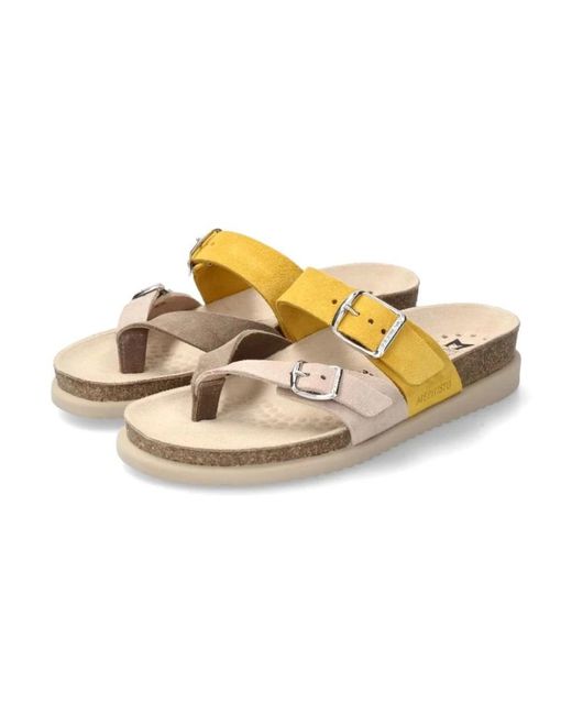 Mephisto Metallic Flat sandals