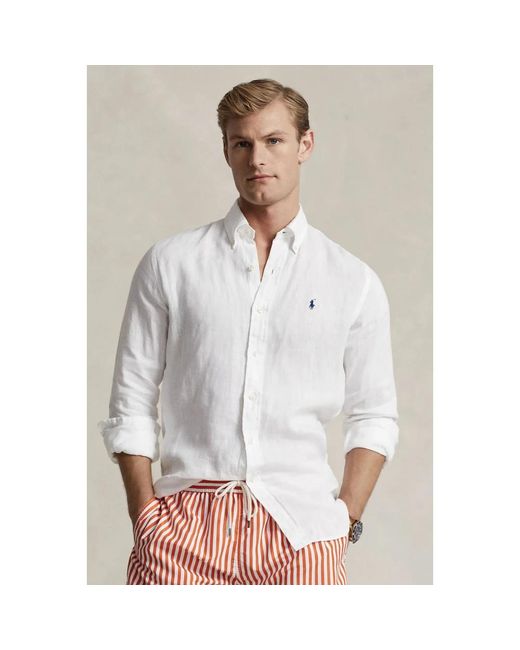 Polo Ralph Lauren White Casual Shirts for men