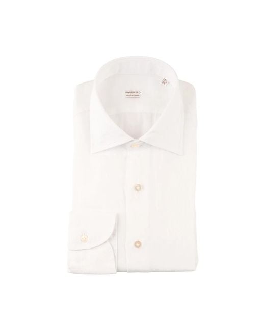 Borriello White Formal Shirts for men