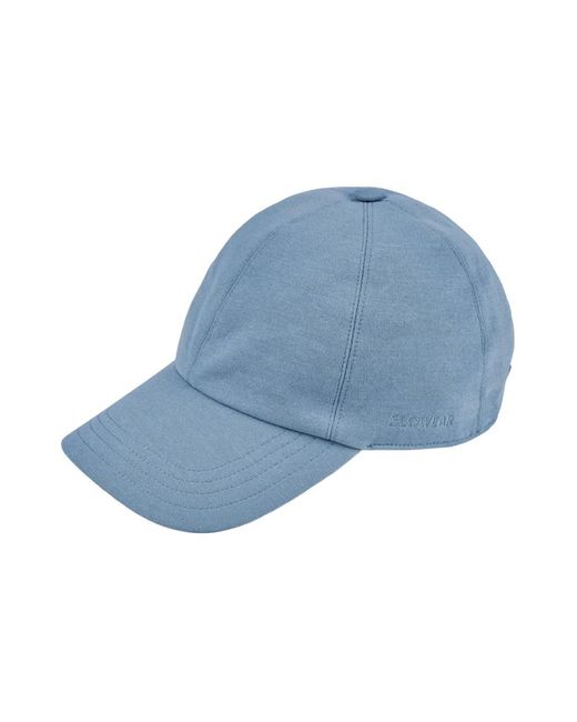 Zanone Icecotton Baseball Cap in Blue für Herren