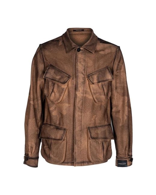 Gabriele Pasini Brown Light Jackets for men