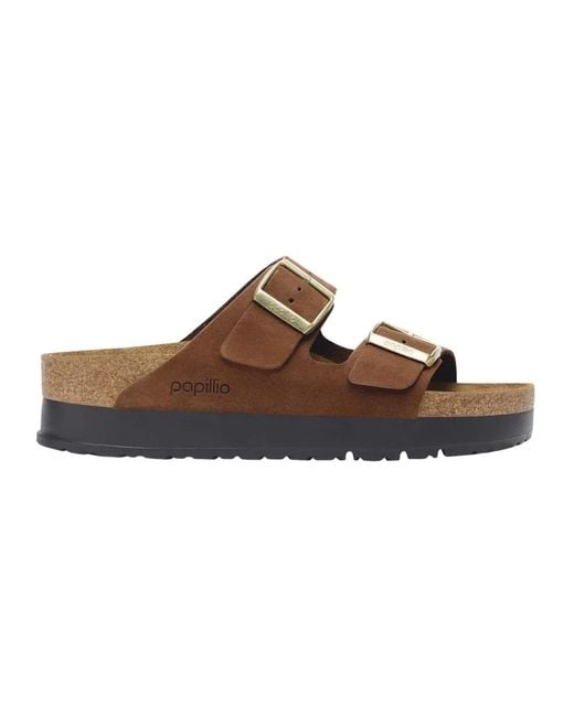 Birkenstock Brown Sliders