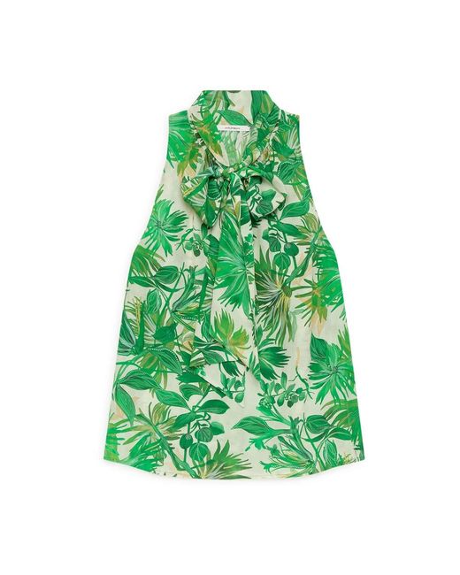 Maliparmi Green Sleeveless Tops