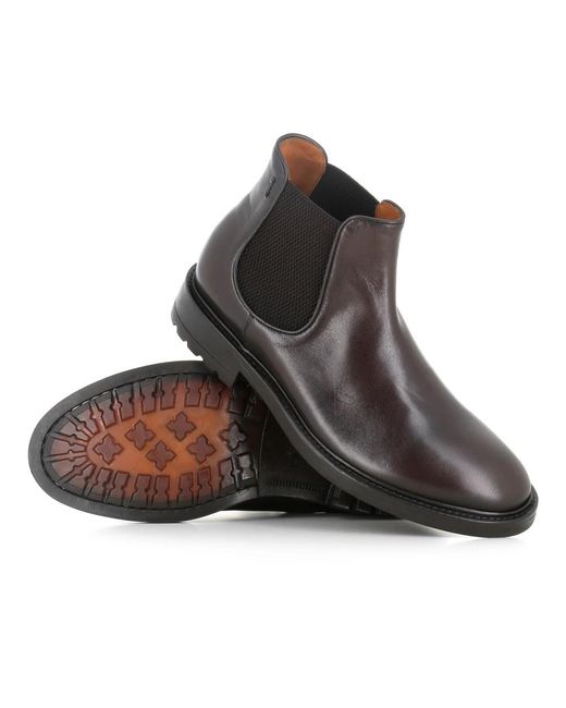 Alexander Hotto Brown Chelsea Boots for men