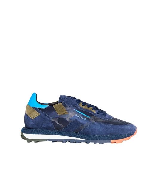 GHOUD VENICE Schoenen ,Blauw ,Lage Camo Sneakers Voor Mannen in het Blue voor heren