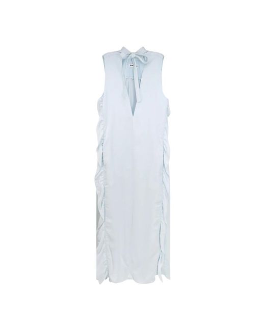 Jil Sander Blue Midi Dresses