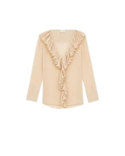 Blouses Saint Laurent de color Natural