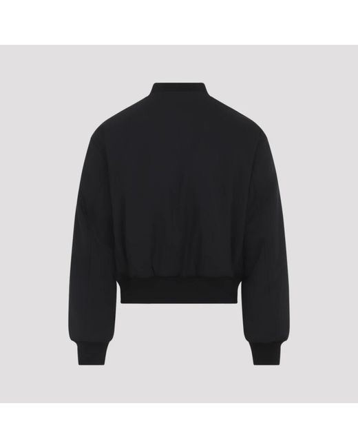 Jil Sander Black Bomber Jackets for men