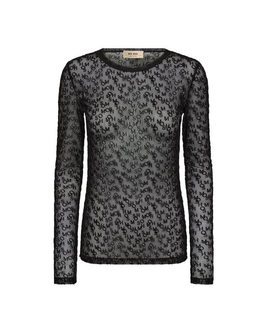 Mos Mosh Black Blouses