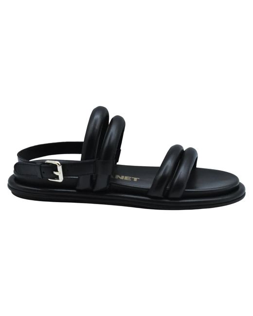 Flat Sandals di Janet & Janet in Black