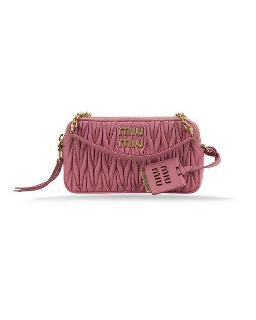 Cross Body Bags Miu Miu de color Red