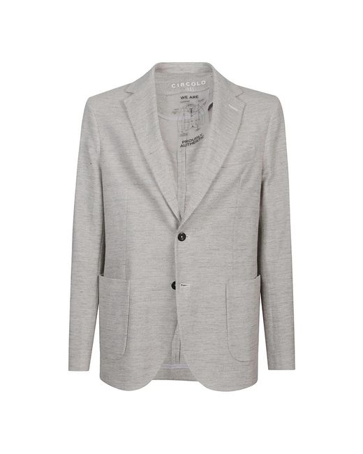 Circolo 1901 Circolo Jacket in het Gray voor heren