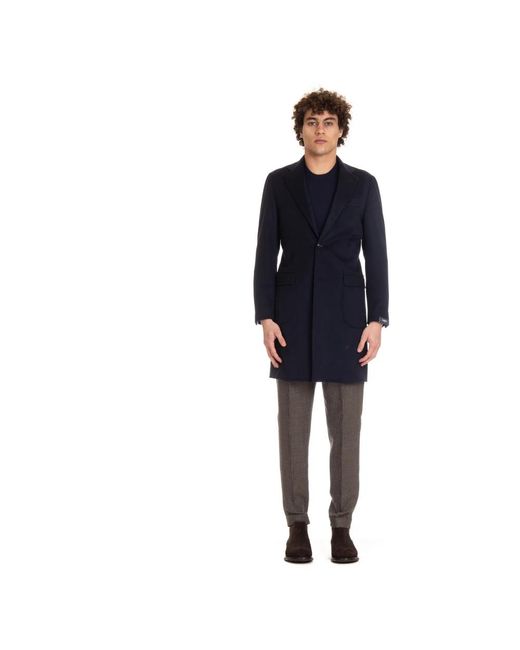 Coats > single-breasted coats Barba Napoli pour homme en coloris Black