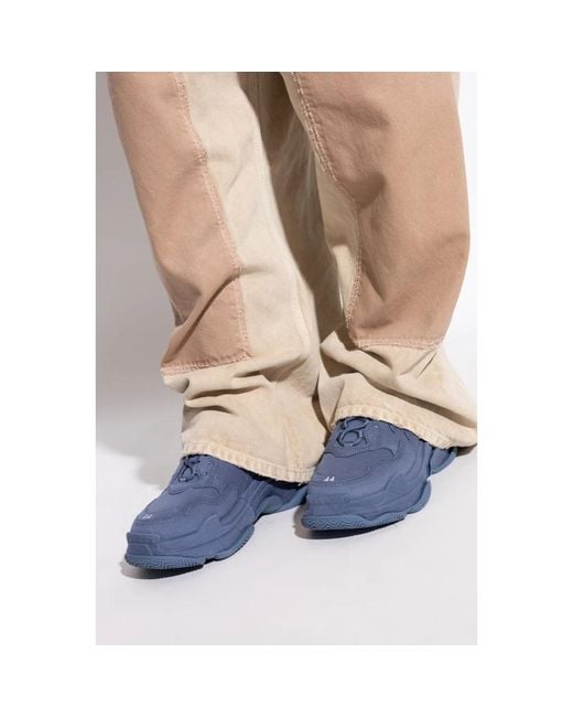 Balenciaga Blue Sneakers for men